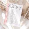 Hen Party Games - Who Knows Bride Best Cards Pink Swash 