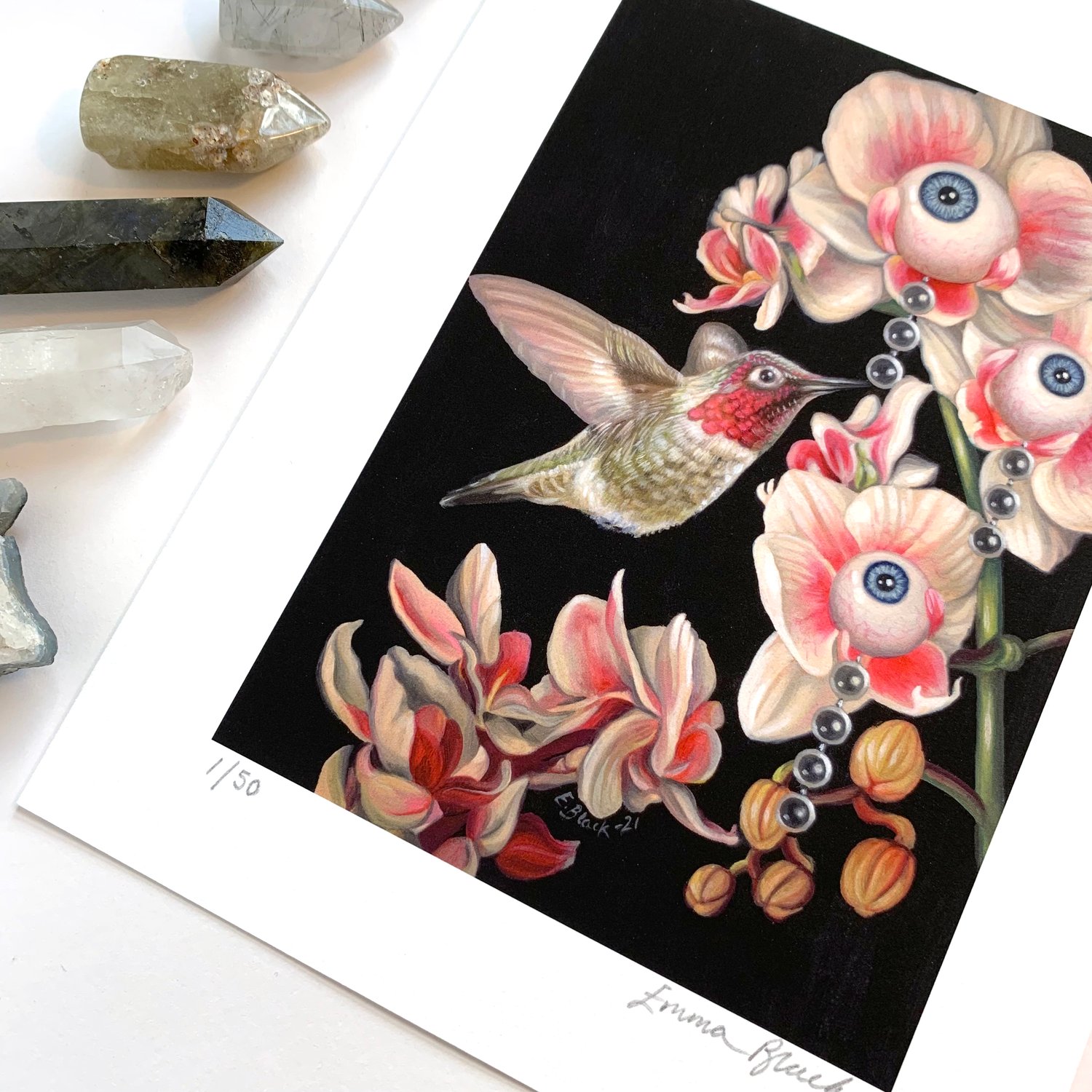 Image of Limited Edition ''The Guardian of Thought' Giclée Print - Standard Edition of 50