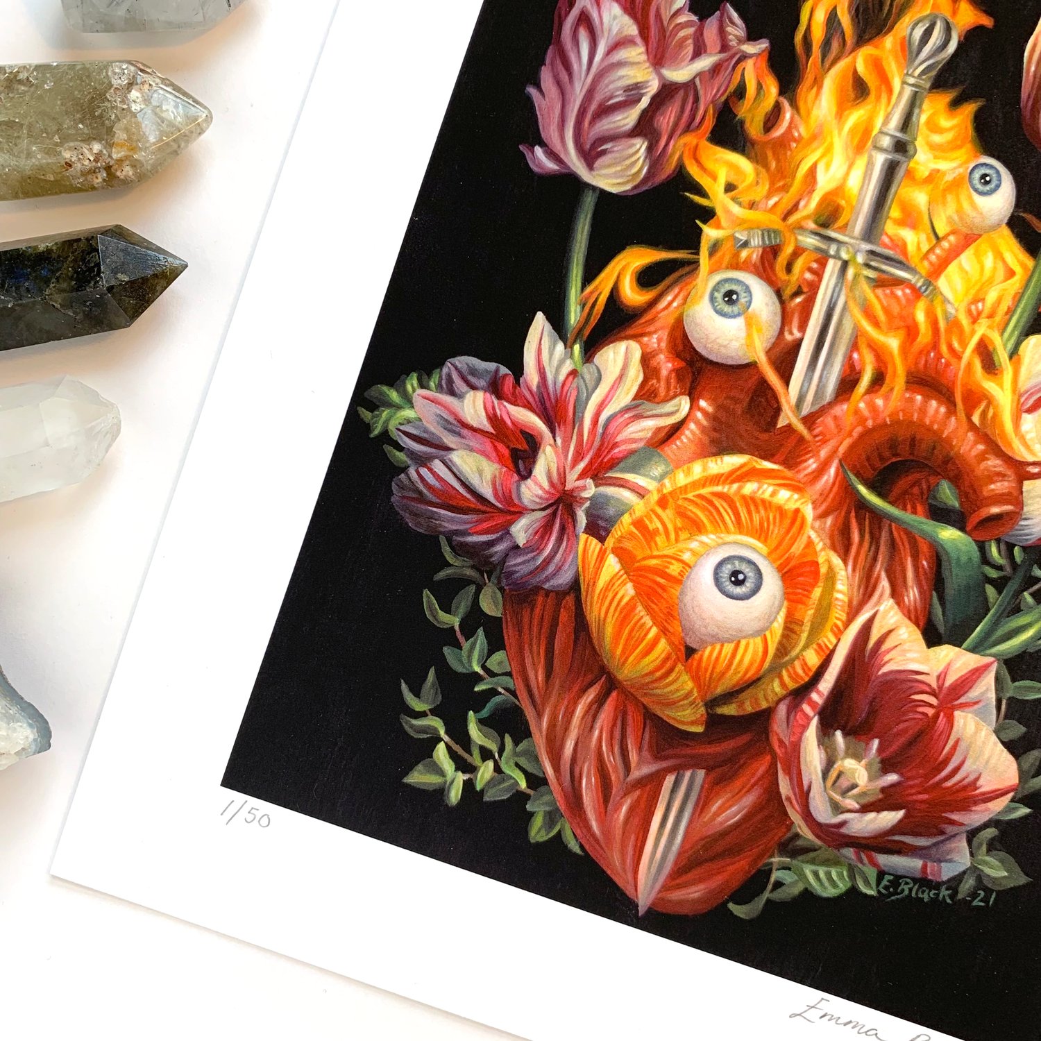 Image of Limited Edition ''Visions of a Resurrected Soul' Giclée Print