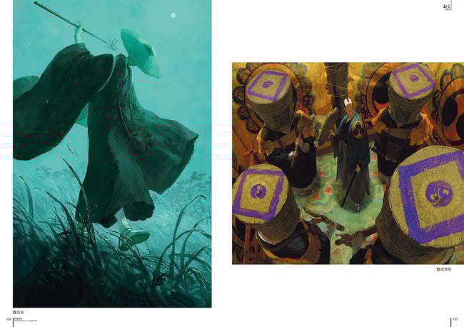 Yashi Japanese Style Illustrations