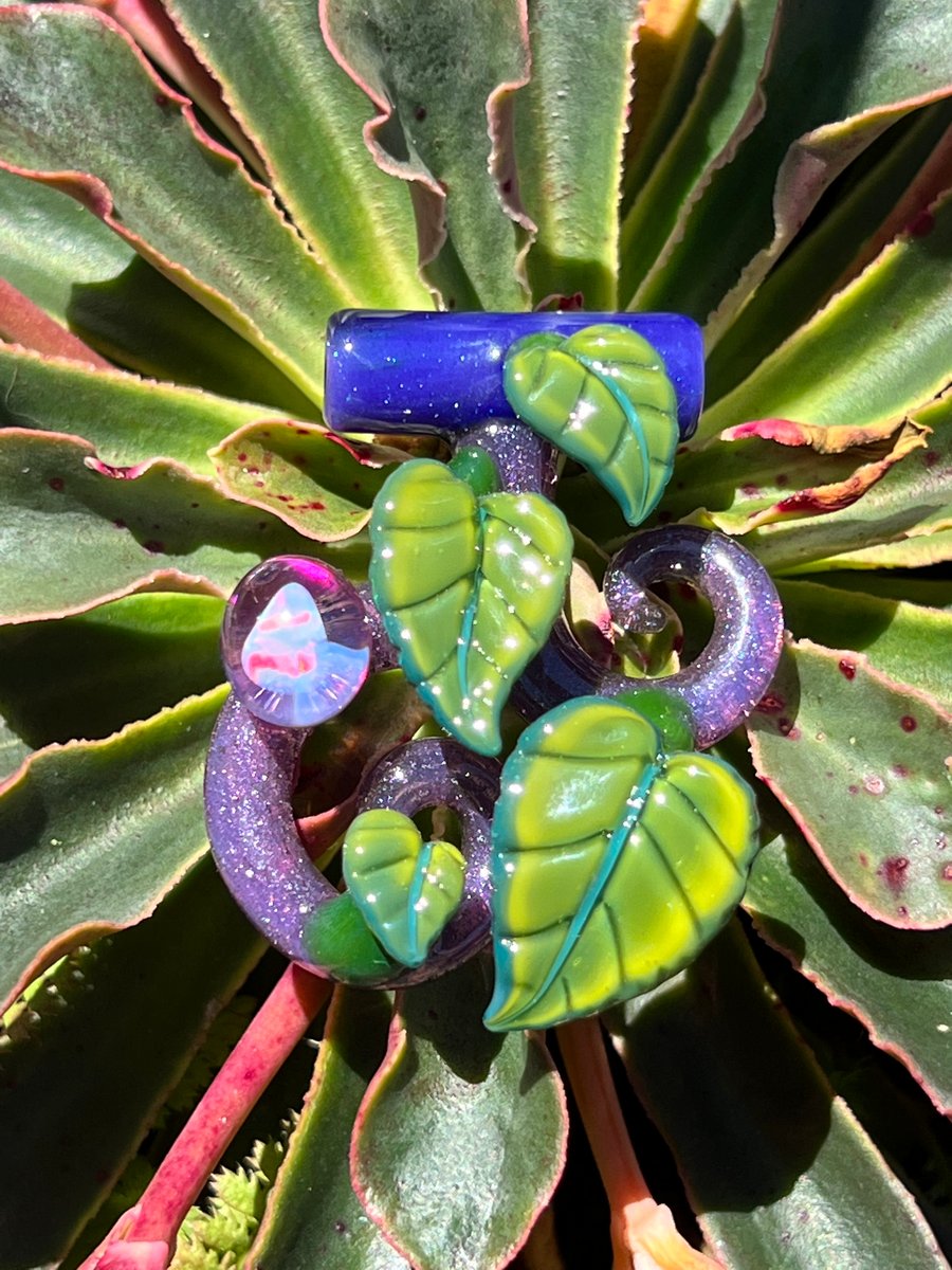 Image of Purple & Green Opal Vine Pendant