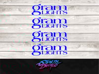 Image 2 of Gram Lights Volk racing Rays decals Stickers x4