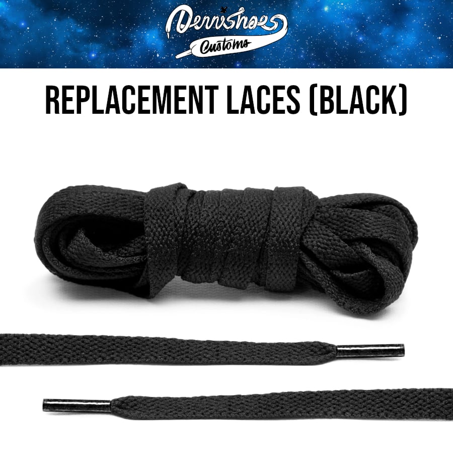 Replacement Laces (Black) | Dennishoes Customs