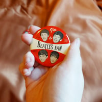 Image 1 of Official Beatles fan button💗