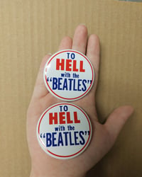 To hell with The Beatles button❤️‍🔥