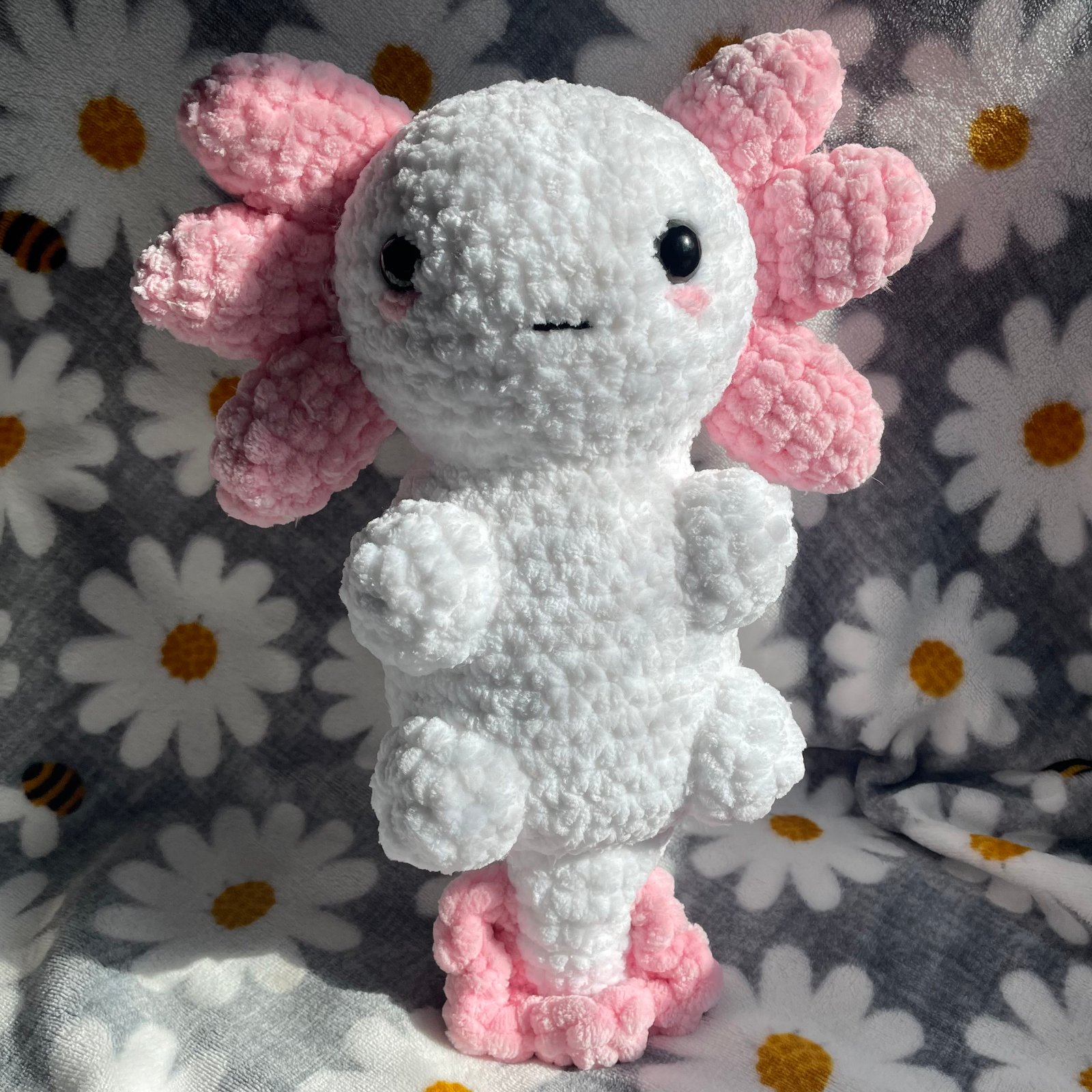 white axolotl plush