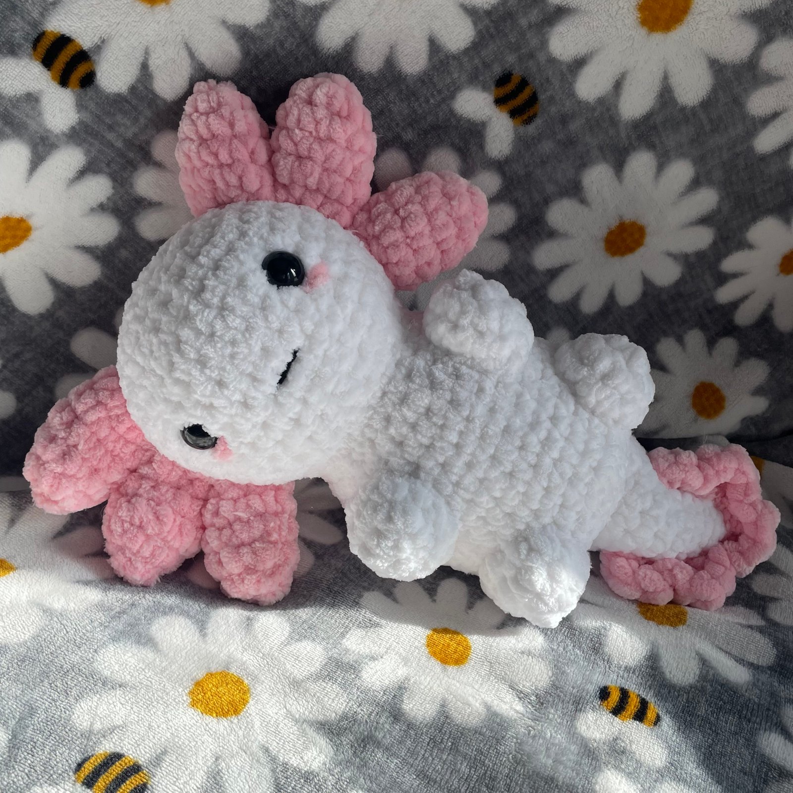 white axolotl plush