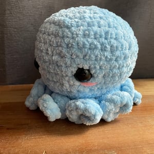 Image of Large Fluffy Crochet Octopus