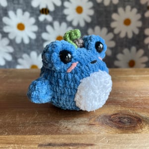 Image of Mini Crochet Blueberry Frog