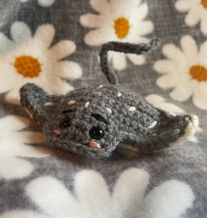 Image of Mini Crochet Manta Ray