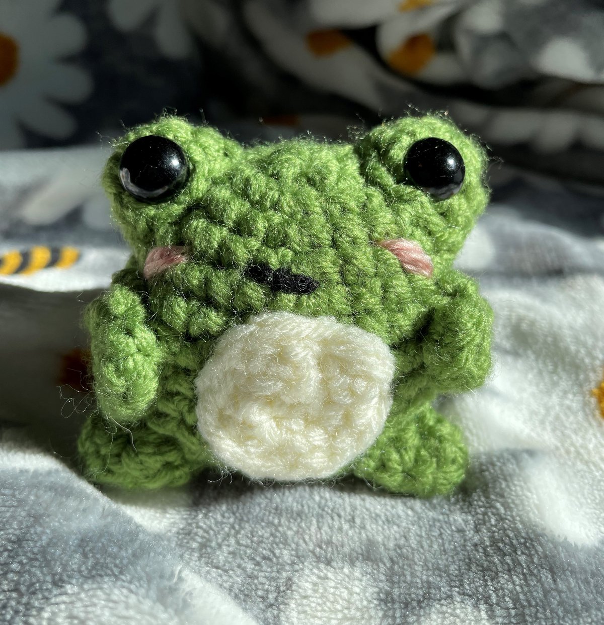 Image of Mini Crochet Frog Plush