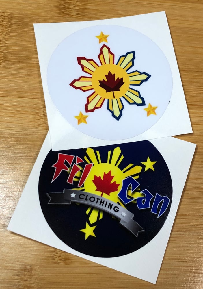 Image of FilCan Clothing 2 x Sticker Pack