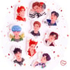 Exo 10th Anniversary Acrylic Pins 