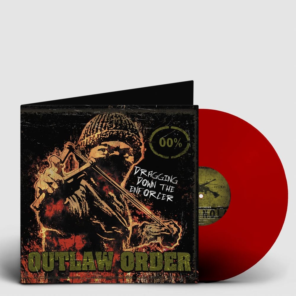 OUTLAW ORDER "Dragging Down The Enforcer" LP Ltd Red Vinyl