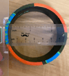 Hand Painted Wooden Bangle Bracelet (minor imperfections to be expected) TROPICAL 