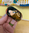Hand Painted Wooden Bangle Bracelet (minor imperfections to be expected) BUNNY