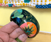 Hand Painted Wooden Bangle Bracelet (minor imperfections to be expected) BUNNY