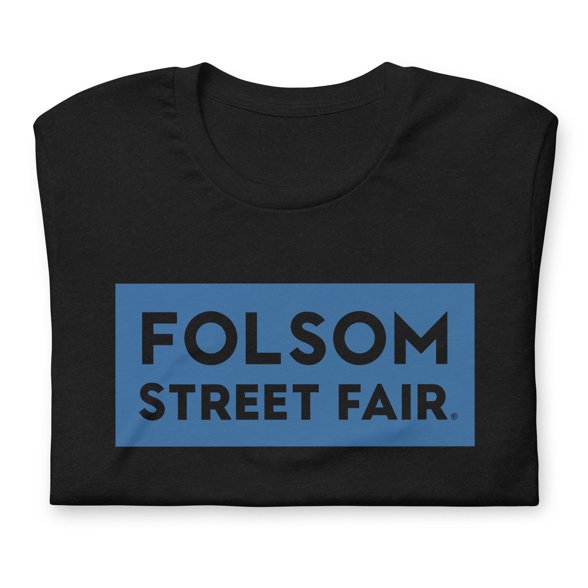Image of Folsom Street Fair Logo T-Shirt (Blue)