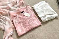 Image 1 of Agha noor ‘floral pink 3 pcs’