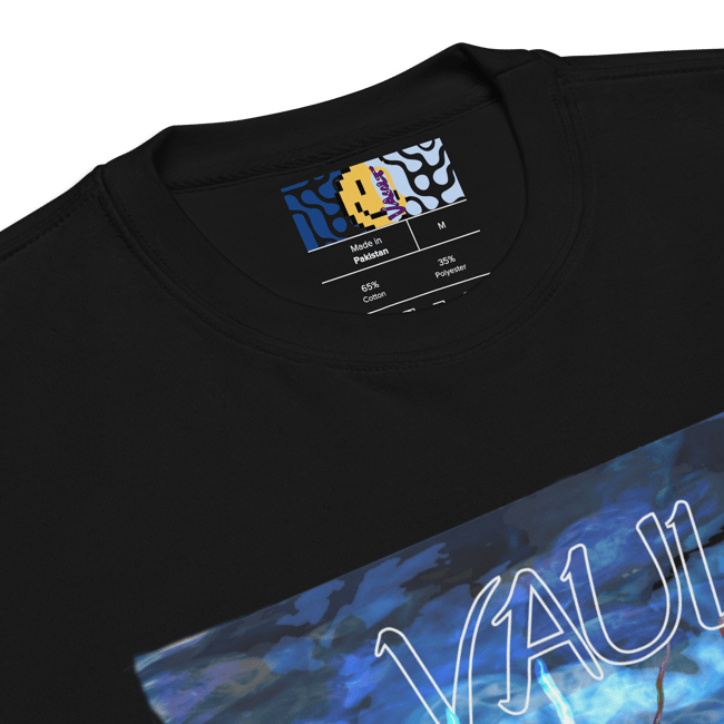 "Calm Before the Storm"  Fleece Sweatshirt - Shadow Black