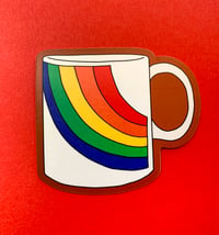 Image 2 of Vintage Rainbow Mug-weatherproof sticker