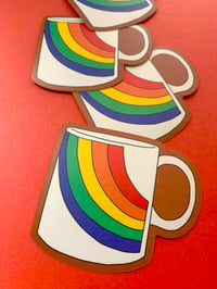 Image 3 of Vintage Rainbow Mug-weatherproof sticker