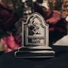 Shiny Silver ‘Memento Mori’ Headstone Pin