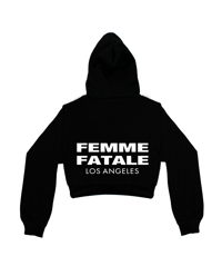 Image 2 of SLUT SEASON CROPPED HOODIE