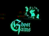 Image 1 of Ghost Gains sticker pack