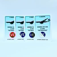 Image 1 of Aviapin Boeing 747-436 G-CIVE Pin Badge - Ex British Airways Aircraft