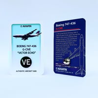 Image 2 of Aviapin Boeing 747-436 G-CIVE Pin Badge - Ex British Airways Aircraft