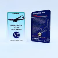 Image 4 of Aviapin Boeing 747-436 G-CIVE Pin Badge - Ex British Airways Aircraft