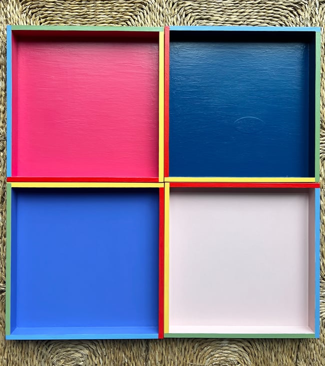 Plain Painted Trays
