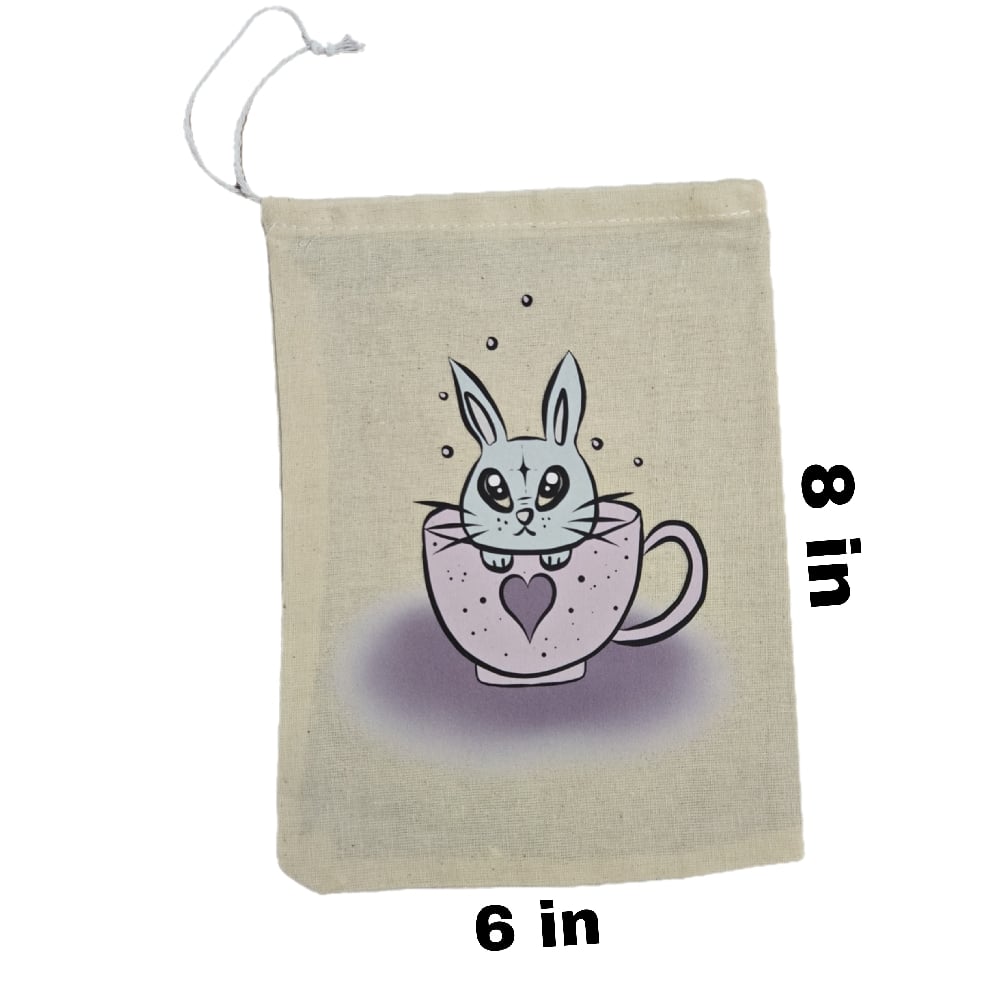 Image of bunny mini string bag
