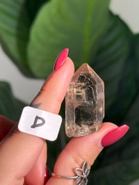 Image 4 of CHOOSE YOUR OWN MINI RUTILE SMOKEY QUARTZ POINTS (NATURAL UNPOLISHED POINTS) -BRAZIL- LOT 1