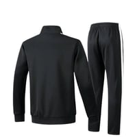 Image 2 of MENS BLACK/WHITE ESSENTIAL TRACKSUIT