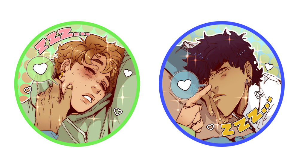 SLEEPY BOY STICKERS