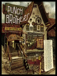 Image 2 of Punch Brothers (2022 Winter/Spring Tour) • L.E. Official Poster (18" x 24")