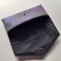 Space Credit Card Wallet with Silver Moon