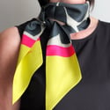PILEA TWILLY 100% SILK SCARF
