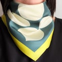 STRING OF PEARLS SQUARE 100% SILK TWILL SCARF