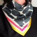 PILEA SQUARE 100% SILK TWILL SCARF