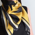 HEBE SQUARE 100% SILK TWILL SCARF