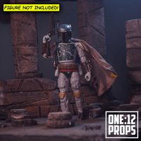 Image 2 of Custom Wired Cape for Black Series Boba Fett