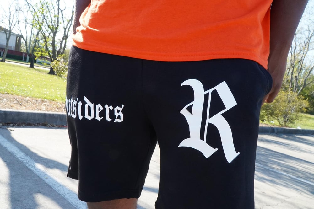 Image of Rebel Outsiders " Black "  Shorts 