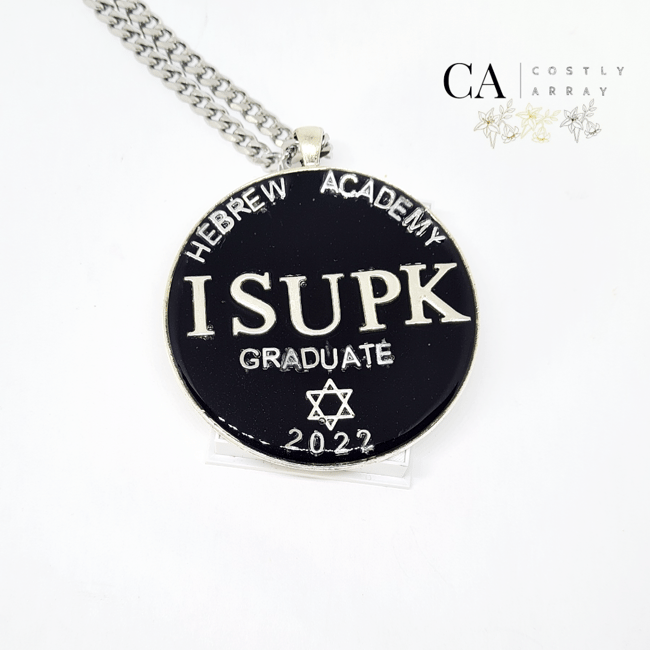 PRE-ORDER  silver mounted dangle pendant 