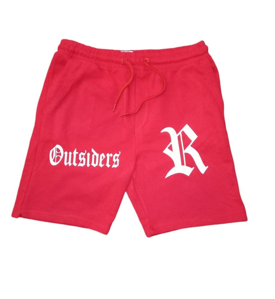 Image of Rebel Outsiders " Red " Shorts