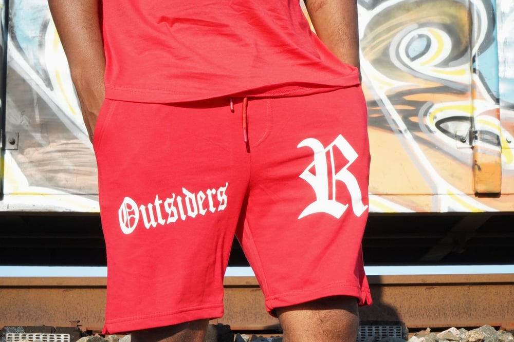 Image of Rebel Outsiders " Red " Shorts