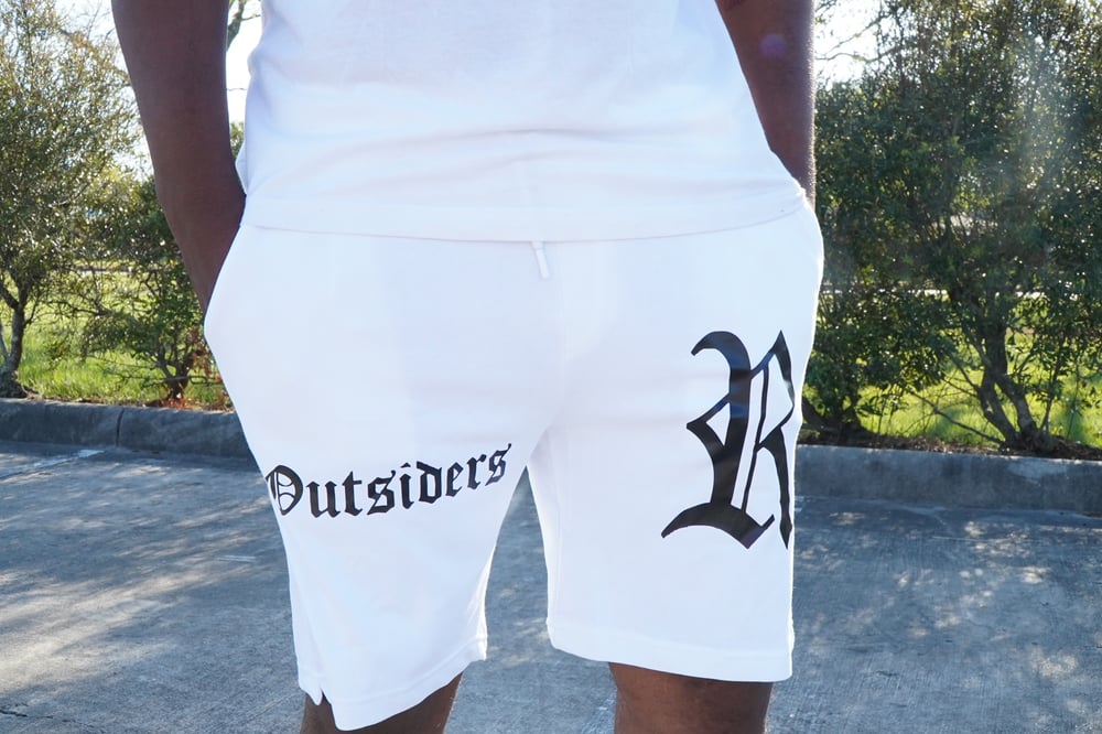 Image of Rebel Outsiders " White " Shorts 