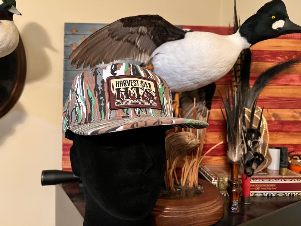 Old School Camo Patch Hat
